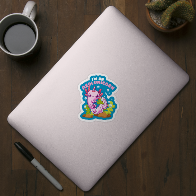 Funny Axolotl Unicorn Lover Mexican Salamander by creative